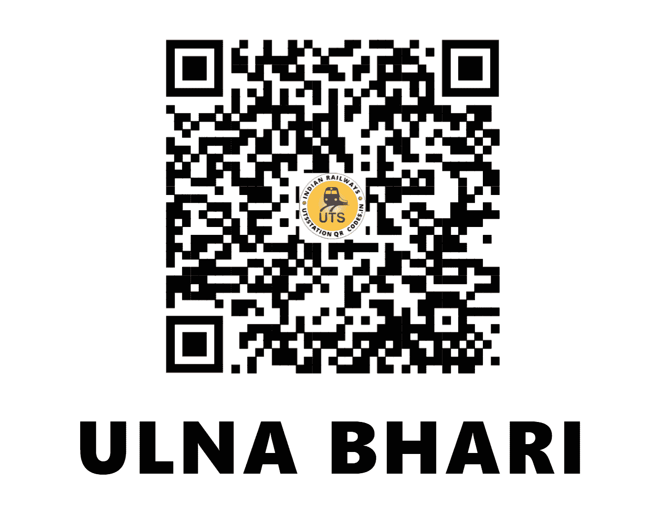 UTS QR Code for ULNA BHARI - ULN - NR (UTTAR PRADESH)
